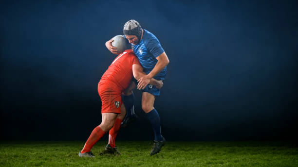 istock Rugby player tackling his opponent 1343513502