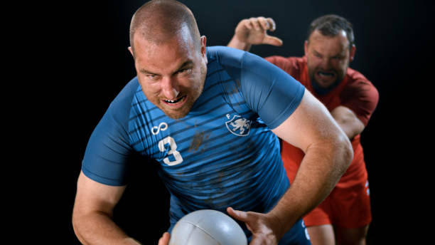 istock Rugby player tackling his opponent 1343513506