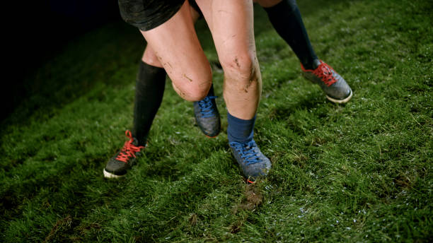 istock Rugby player tackling her opponent 1343513508