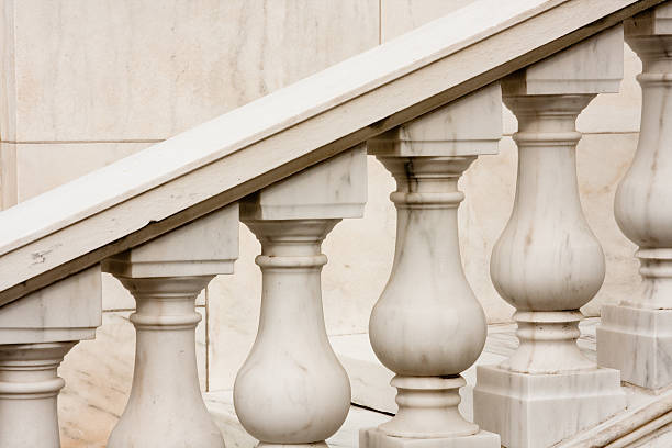 Marble Stair Detail stock photo
