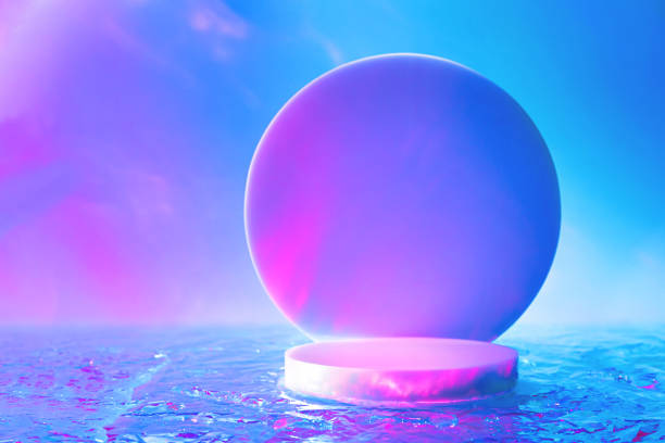 istock empty scene with cylinder podium on holographic blue background 1343525416