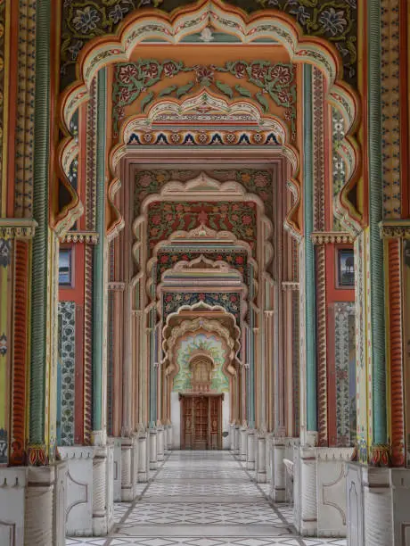 The Patrika Gate Beautiful architecture heritage with beautiful handmade paintings.