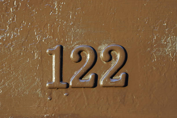 digit number metal door symbol