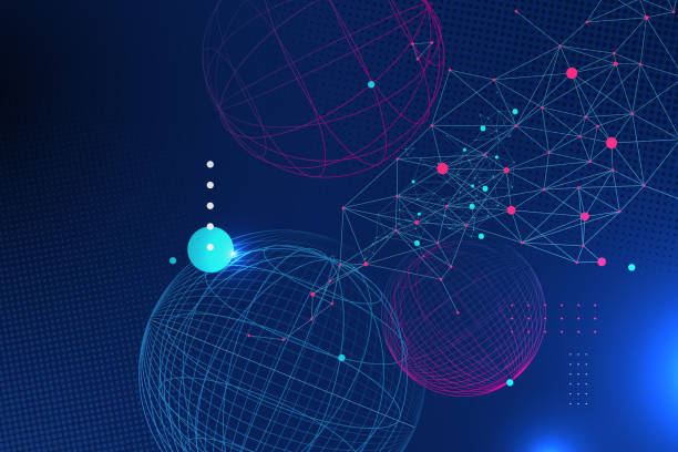 цифровые технологии, концепция глобальных сетевых соединений - computer network accessibility blue cloud stock illustrations