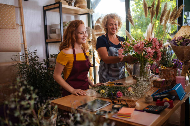 istock Work well together ad watch your business flourish 1343531203