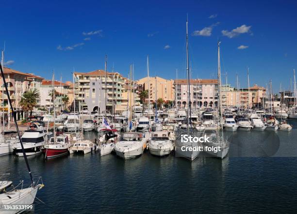 Luxurious Boats In The Yachting Harbour Of Frejus In France Stock Photo - Download Image Now