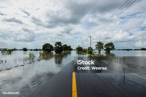 istock Thailand, Flood, Climate Change, Water, Accidents and Disasters 1343554481