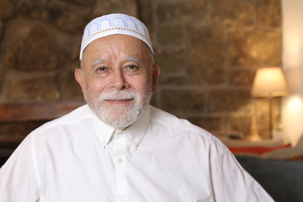 istock Traditional senior Arabic man portrait 1343574187