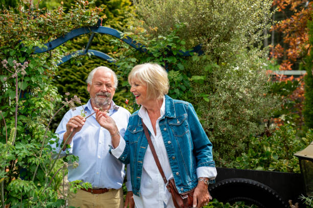 istock Walking Through the Garden Together 1343576589