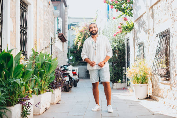 istock Young Man on Traditional Mediterranean Streets 1343581658