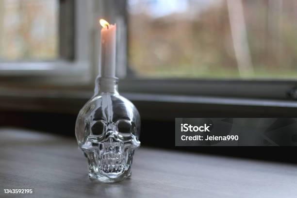 Halloween Decoration Stock Photo - Download Image Now - Autumn, Beige, Burning