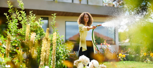 istock watering the garden 1343592984