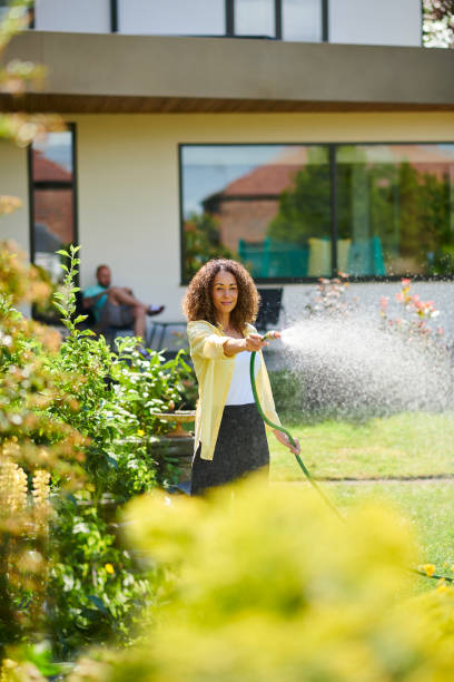istock watering the garden 1343593914