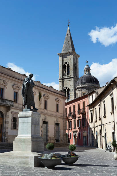 istock Sulmona , square with statue of poet Ovid 1343602848