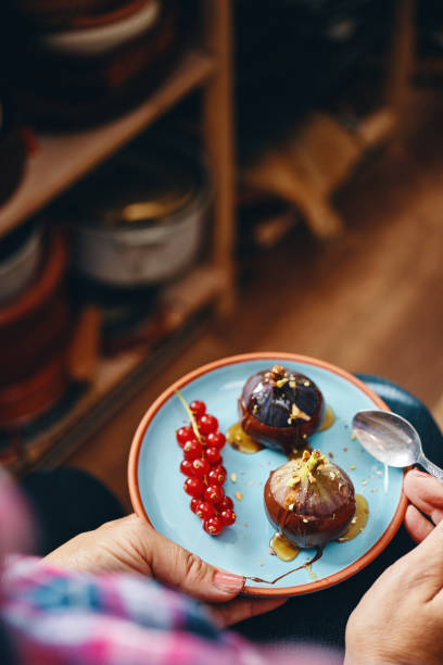 istock Fresh Figs with Chocolate and Honey 1343602928
