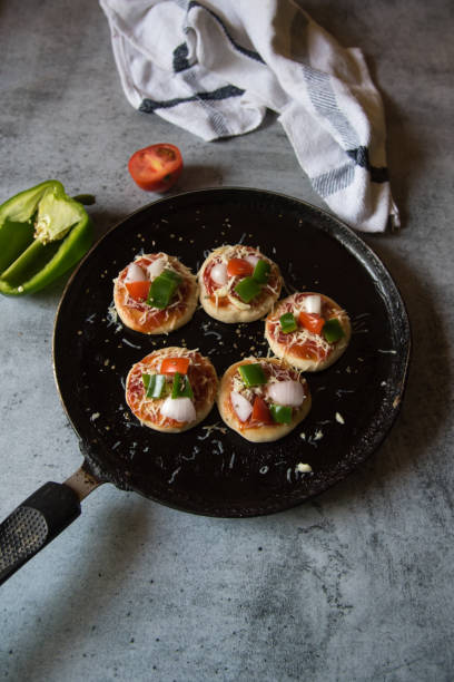 istock View from top of Italian snack mini pizzas 1343608459