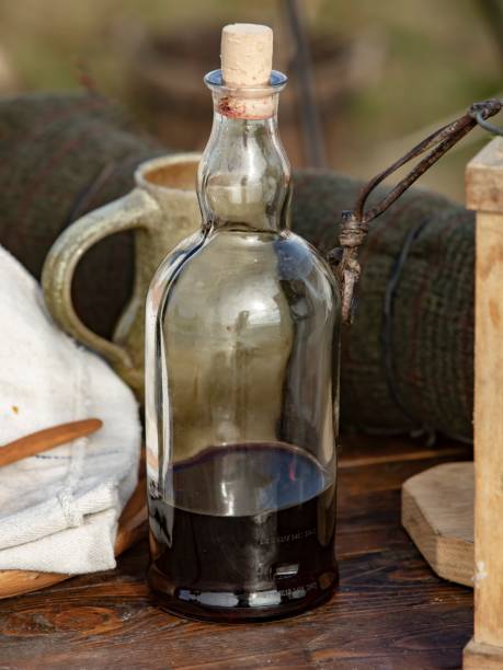 istock 18th Century Whisky Bottle. 1343624226