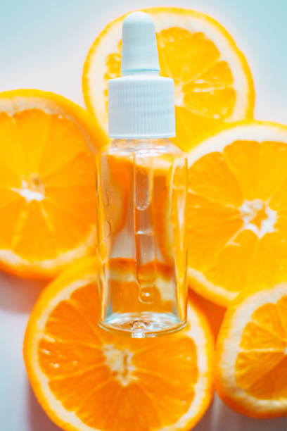 istock Bottle of essential oil from oranges 1343627986