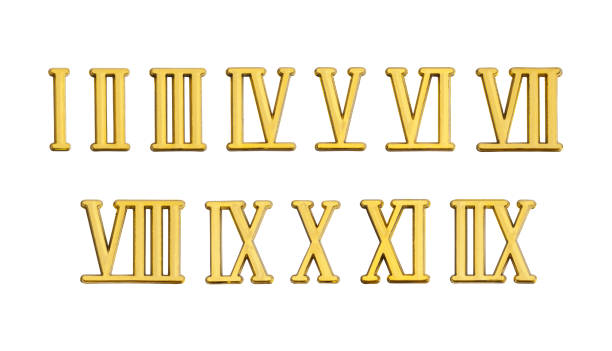 римские цифры - roman numeral стоковые фото и изображения