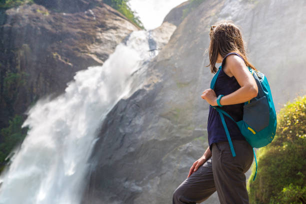 istock Dunhinda waterfall in Sri Lanka 1343640018