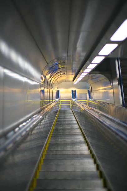istock Vacant Escalators in Tokyo, Japan 1343647445