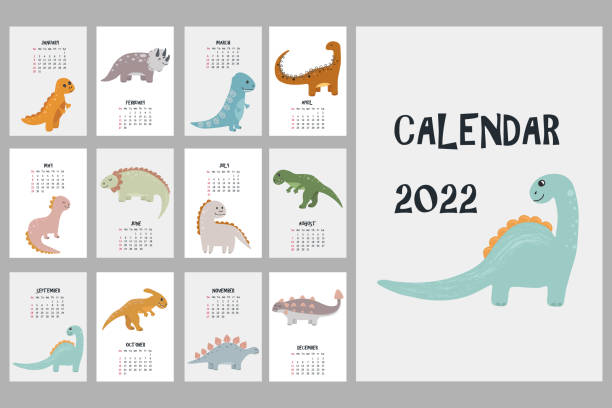 Ilustración de Lindo Calendario Con Dinosaurios Boho Calendario 2022 Con  Lindo Dinosaurio Animales Dibujados A Mano En Estilo Boho Calendario  Vertical De Pared y más Vectores Libres de Derechos de Dinosaurio - iStock