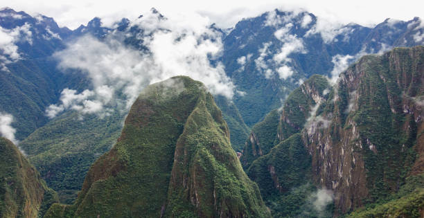 istock Cusco, Peru: mountain range around Machu Picchu, the Ancient inca town 1343668419