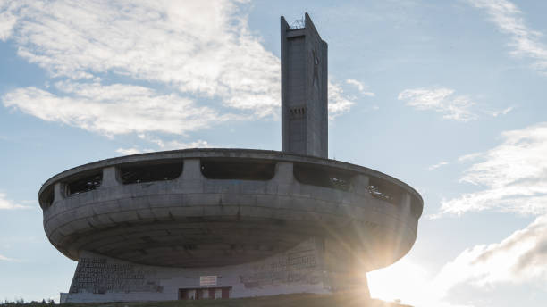 istock Buzludzha UFO flying saucer Building 1343674901