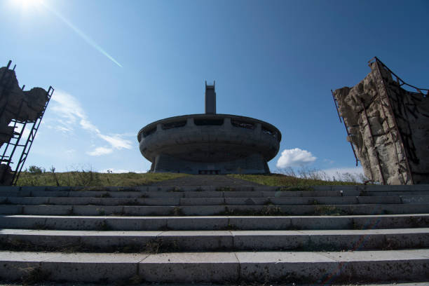 istock Buzludzha UFO flying saucer Building 1343675472