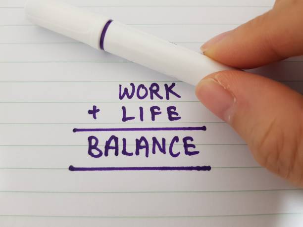 istock Work life balance. Employee wellbeing and wellness. 1343688966