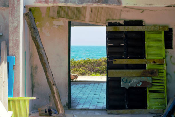 istock Lost Places on a rocky beach at Akumal 1343690632