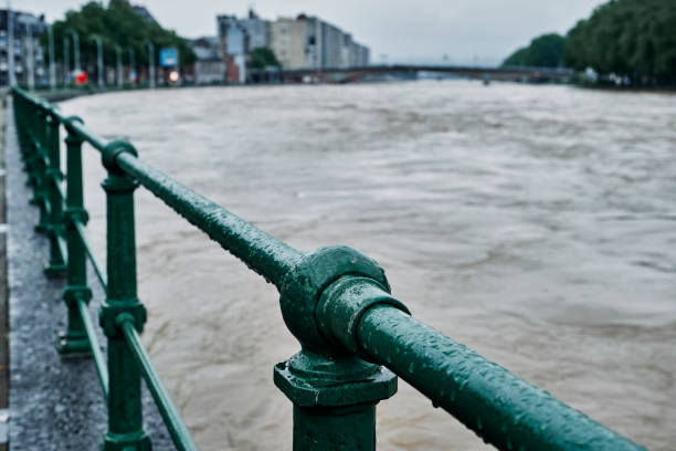 Flood in the Belgian city of Liège