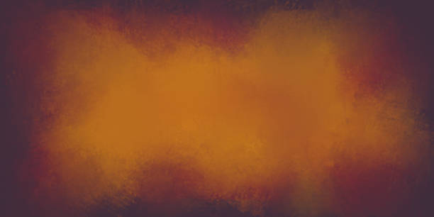 istock Abstract autumn red orange background with soft transitions. Smoky orange autumn rust-colored background 1343697158