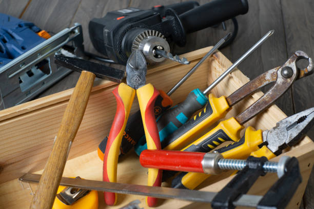 istock tools used for DIY at home electrical and manual 1343702972