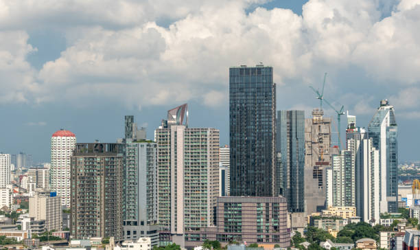istock Skyline of Thong Lo district in Bangkok 1343731086
