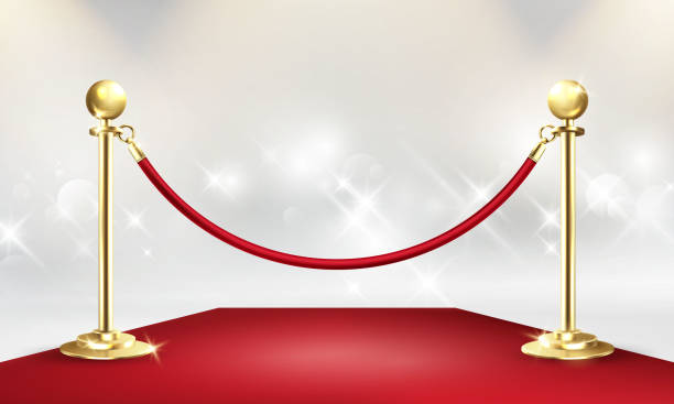 istock VIP Red carpet and golden barriers realistic 3d vector illustration 1343748233
