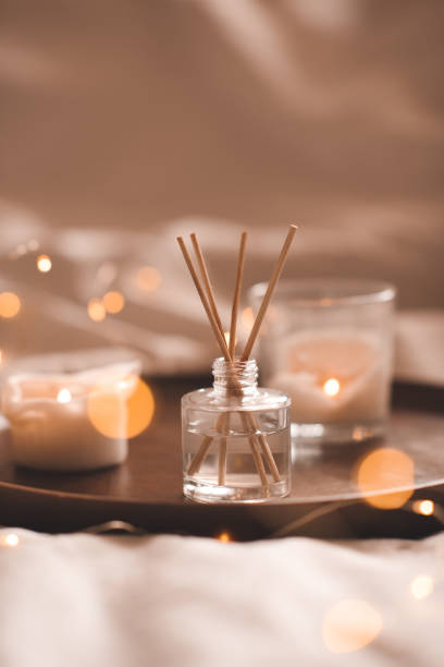 Hygge cozy home atmosphere