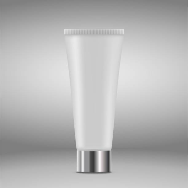 istock Empty and clean tubes for gel, care cream or essence. blank template 1343768143