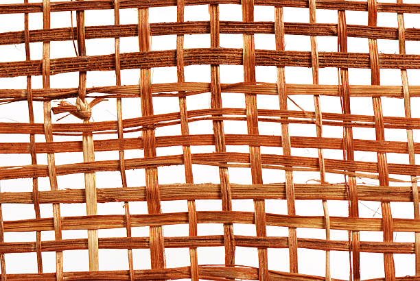 Tan woven pattern stock photo