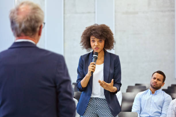 istock Business conference in the convention center 1343770728