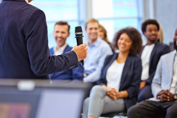 istock Business conference in the convention center 1343771073