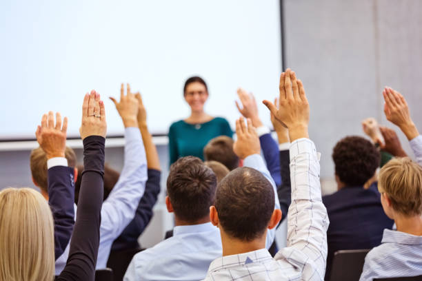istock Business conference in the convention center 1343771331