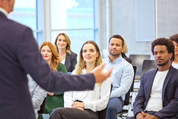 istock Business conference in the convention center 1343771371