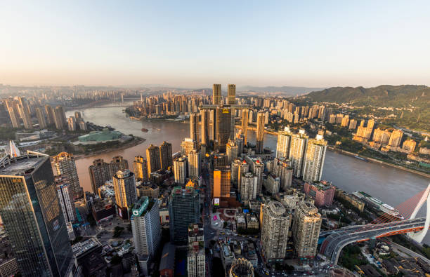 Chongqing Central Business District Chongqing Central Business District chongqing stock pictures, royalty-free photos & images