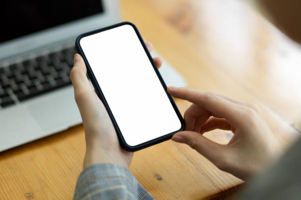 istock Close-up Female using smart mobile phone for message and browse internet 1343774334