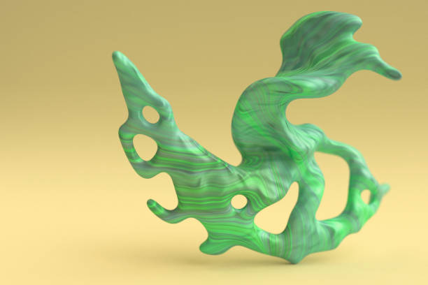 istock Colorful abstract organic curves 1343778143
