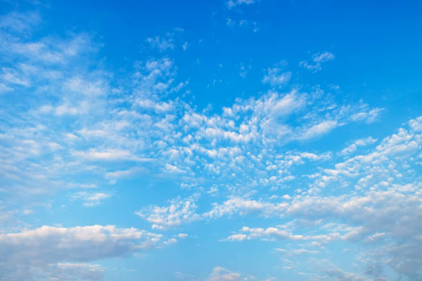 istock blue sky with white spindrift clouds on day 1343782934