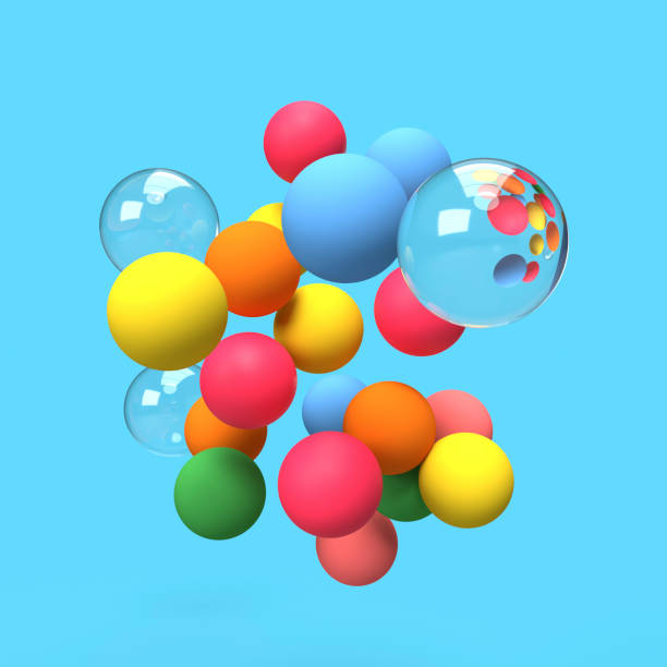 istock Abstract Festive Background - Colorful Balloons 1343785819