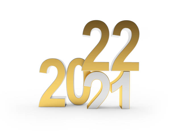 istock The gold and silver numbers 2021 and 2022 change 1343788165