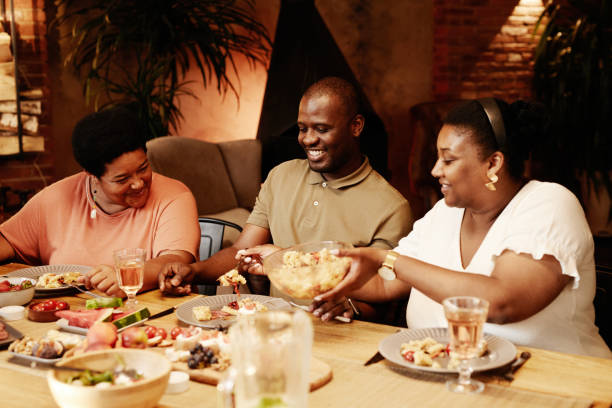 istock African American Family at Dinner 1343793456